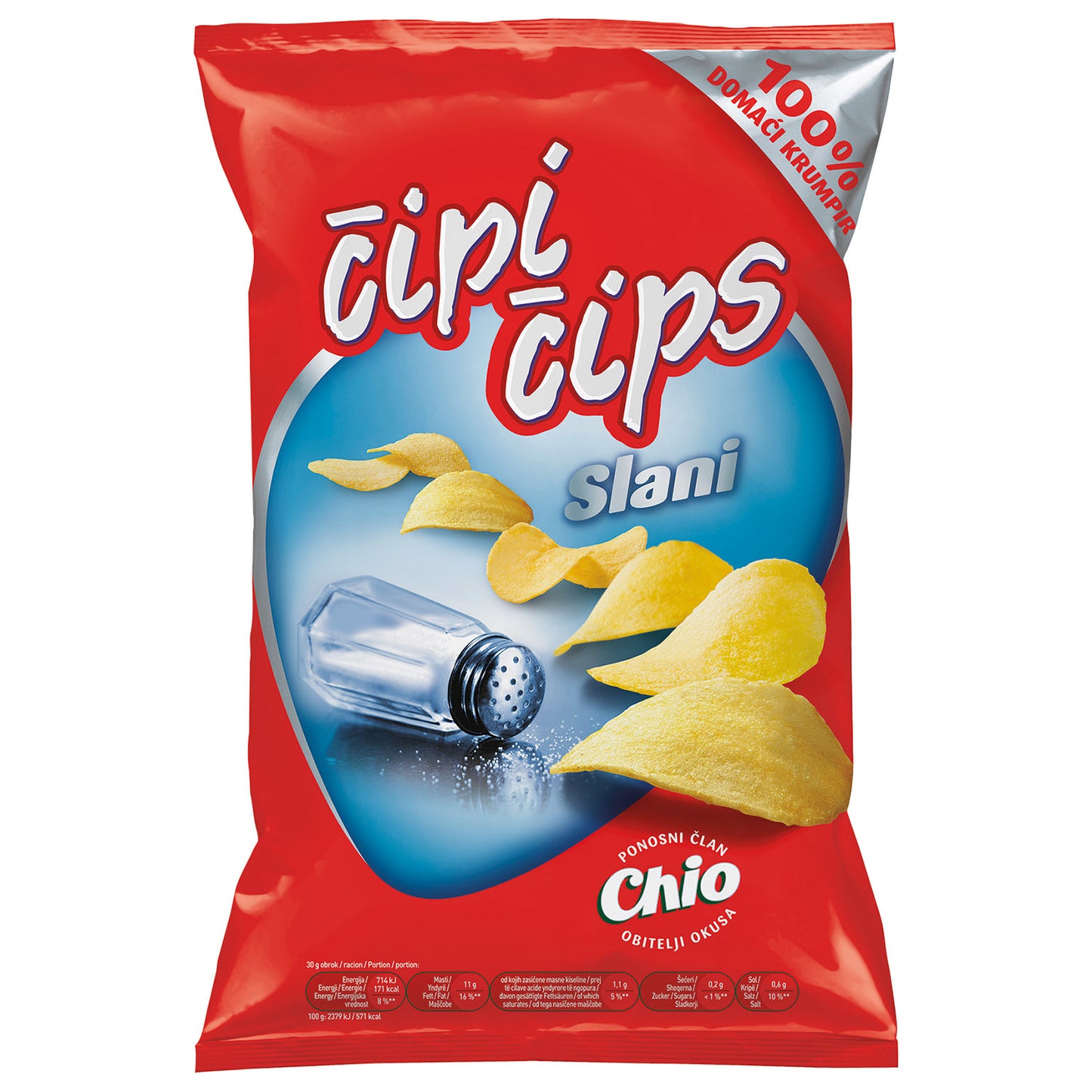 Čipi čips Salz Chio (SLANI)