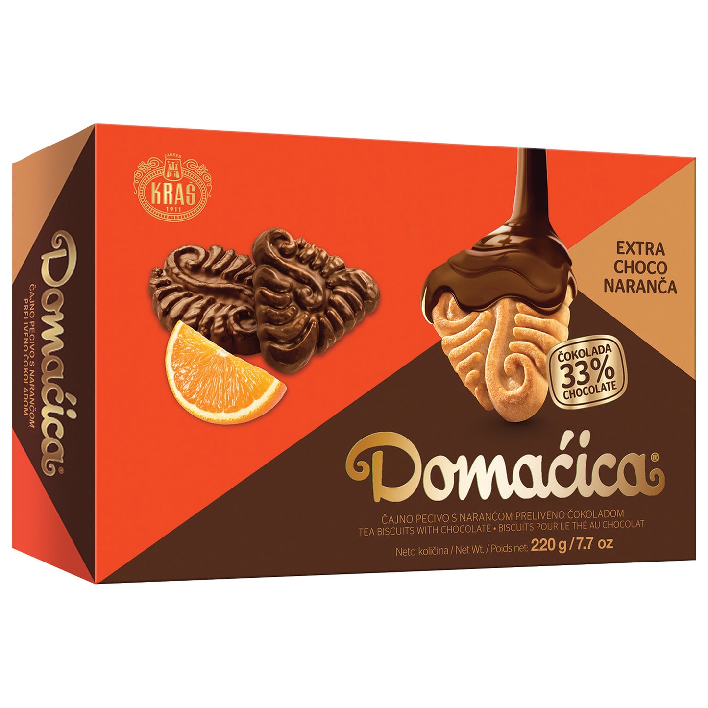 Domaćica Extra Choco und orange Kraš