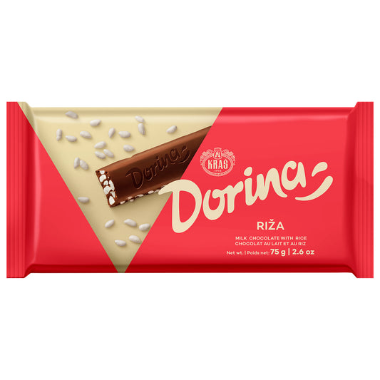 Dorina Milchschokolade mit Reis Kraš (RIŽA)