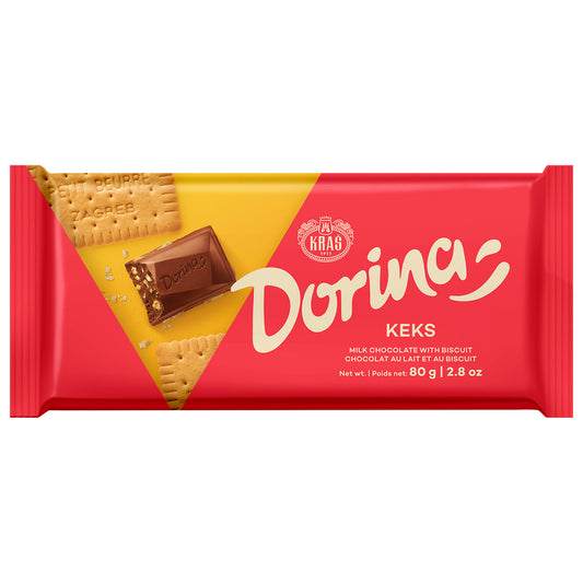 Dorina Milchschokolade mit Kekse Kraš (KEKS)