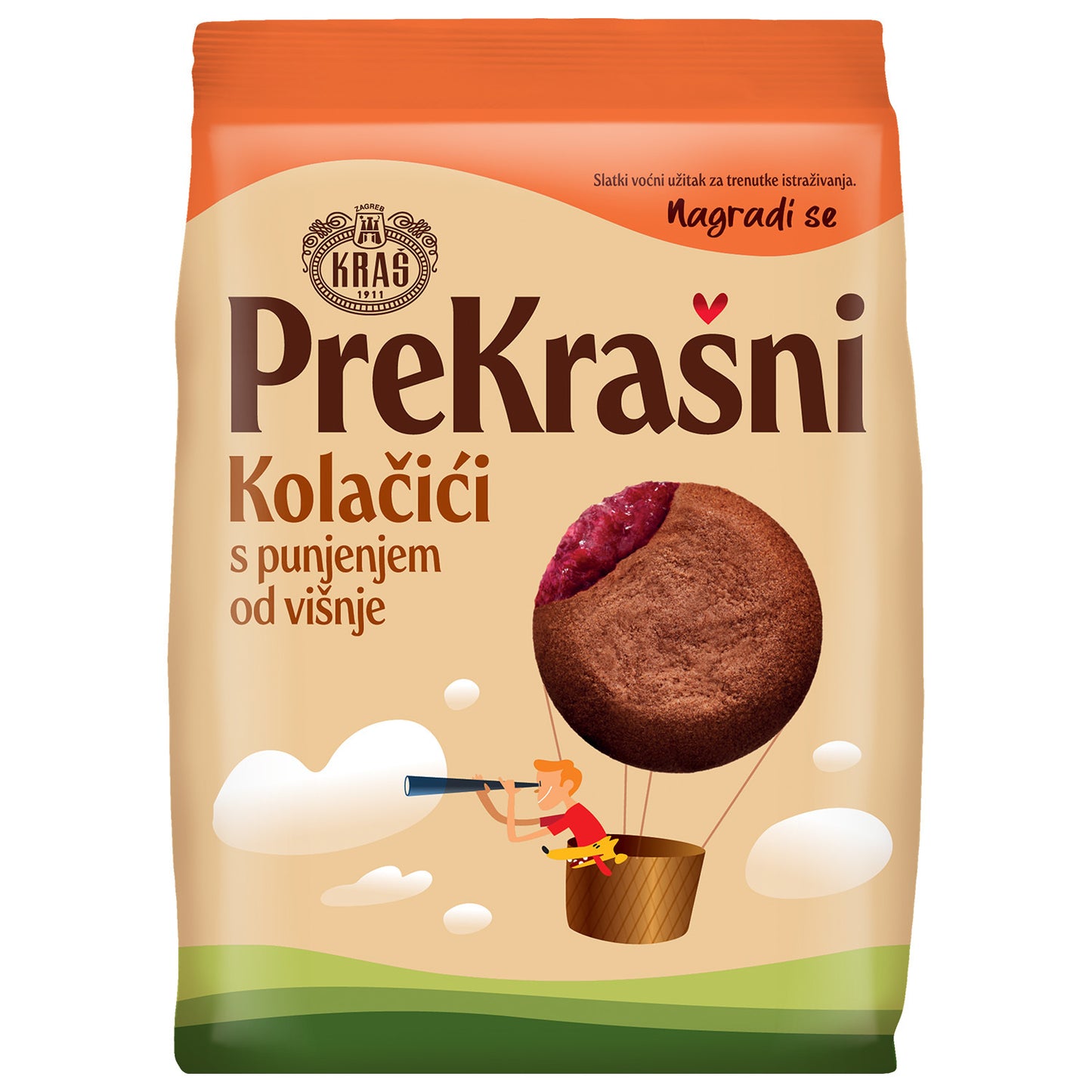 Prekrašni Kekse mit Kirschfüllung Kraš (VIŠNJA)