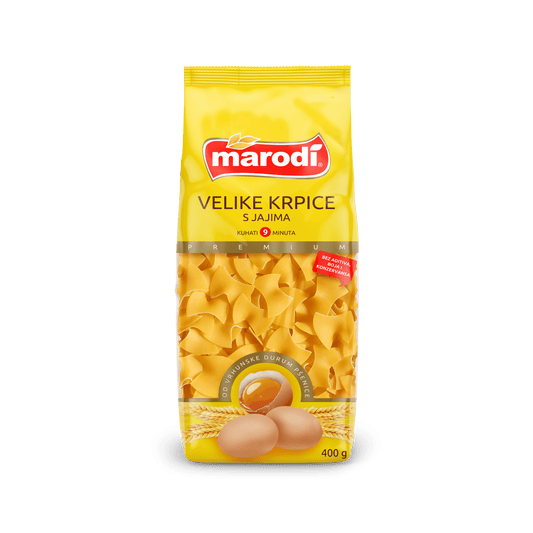 Pasta met eieren Marodi (VELIKE KRPICE) 