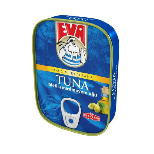 Thunfischfilets in Olivenöl Eva (TUNA FILETI U MASLINOVOM ULJU)