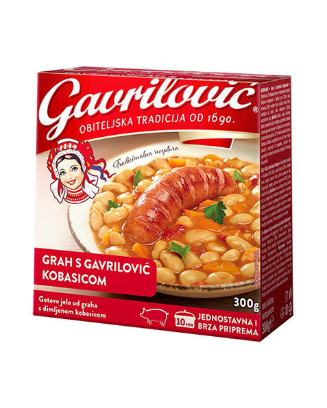 Bohnen mit Wurst Gavrilović (GRAH S GAVRILOVIĆ KOBASICOM)