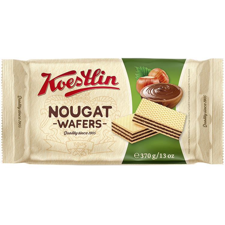 Waffeln mit Nougat Koestlin (NAPOLITANKE NOUGAT)