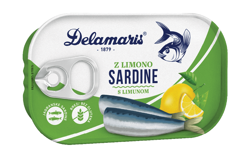 Sardinen mit Zitrone Delamaris (SARDINE S LIMUNOM)