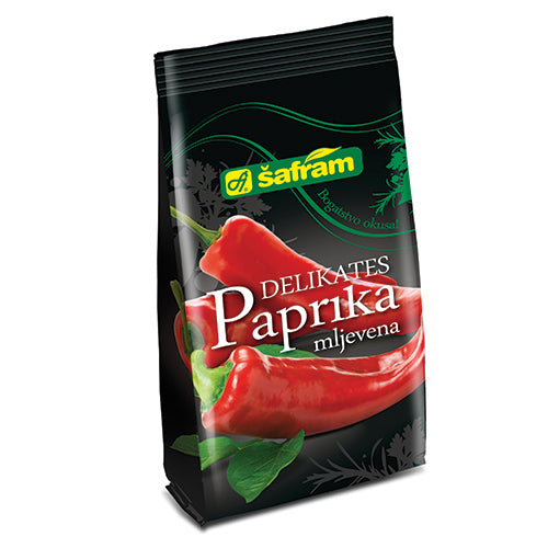 Paprika-Delikates gemahlen Šafram (DELIKATES MLJEVENA PAPRIKA)
