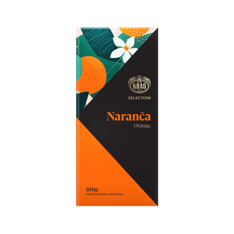 Selection Orange Kraš (TAMNA ČOKOLADA SA 60% KAKAA - NARANČA)