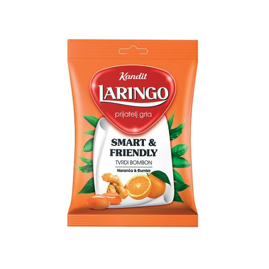 Laringo Bonbons Orange und Ingwer Kandit (NARANČA I ĐUMBIR)