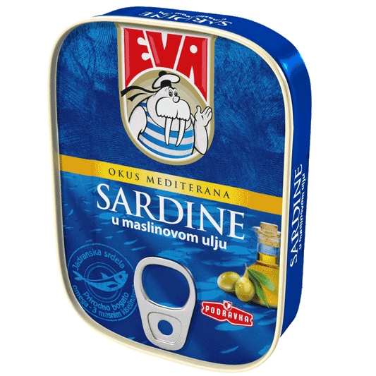 Sardines in olijfolie Eva (SARDINE U MASLINOVAM ULJU)