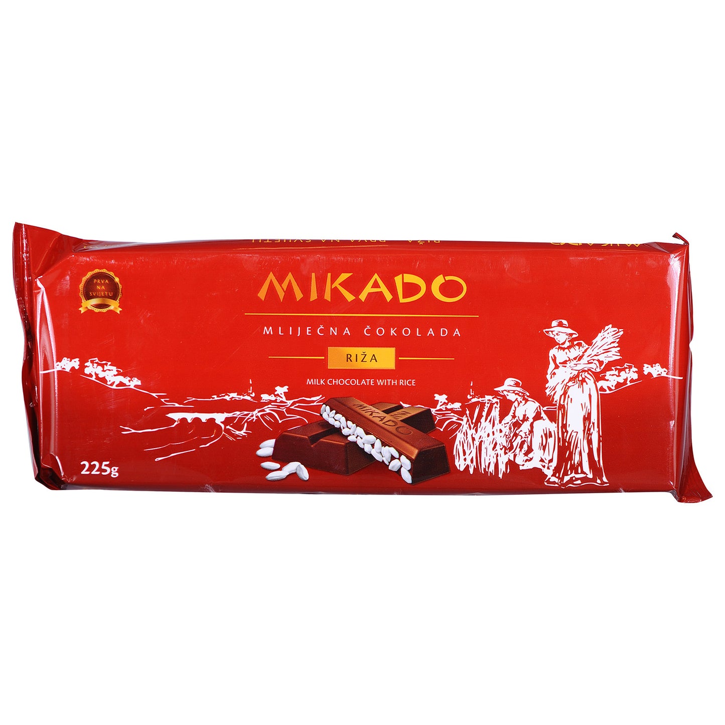 Mikado Schokolade mit Reis Zvečevo (RIŽA)