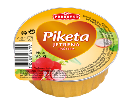 Piketa Leberpastete Podravka (JETRENA PAŠTETA)