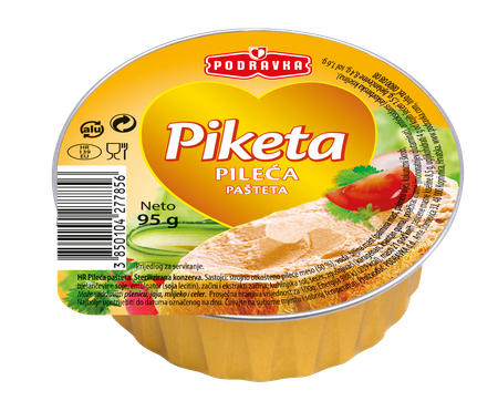 Piketa Hühnerpastete Podravka (PIKANT PILEĆA PAŠTETA)