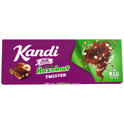 Milchschokolade Haselnuss-Twister Kandit